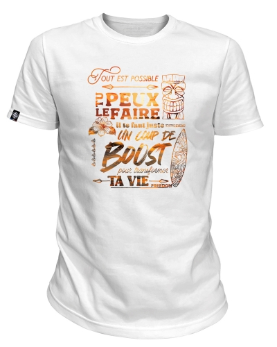 Tout est possible - teeshirt homme fabriqué en France