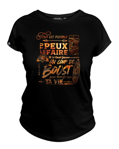 Tout est possible - teeshirt femme fabriqué en France